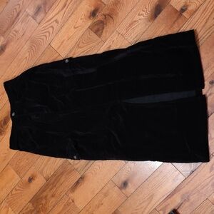 🖤Arizona Y2K Velour Maxi Skirt